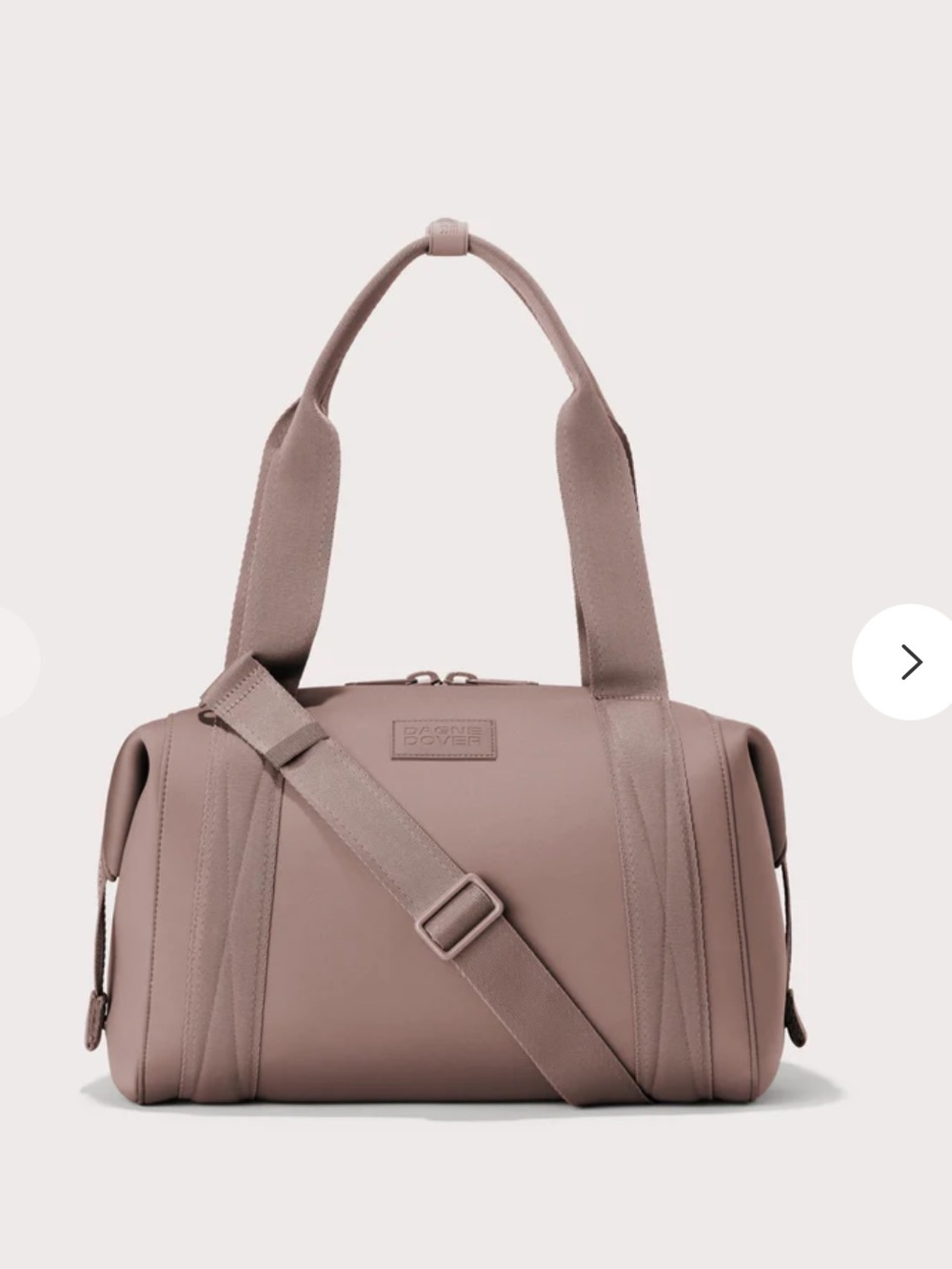 Dagne Dover Landon Neoprene Carryall Medium in Dune - Picture 8 of 11
